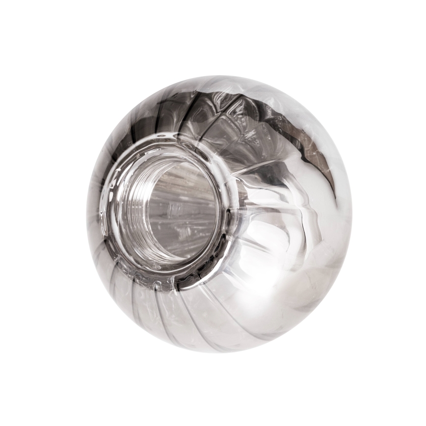 MAXLIGHT - Zamienny klosz do żyrandola PALLONCINI, śr. 12 cm, dymione szkło w kolorze czarnym