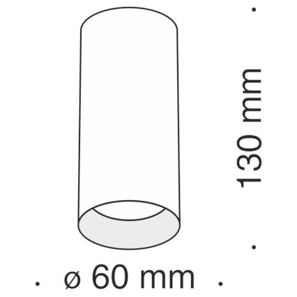 Maytoni C010CL-01MG - Oświetlenie punktowe FOCUS 1xGU10/50W/230V złote