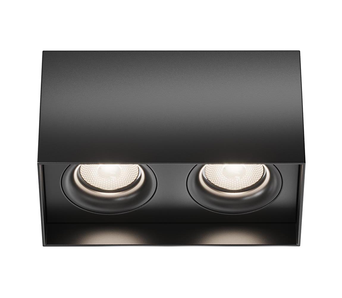 Maytoni C015CL-02B - Oświetlenie punktowe SLIM 2xGU10/50W/230V czarne