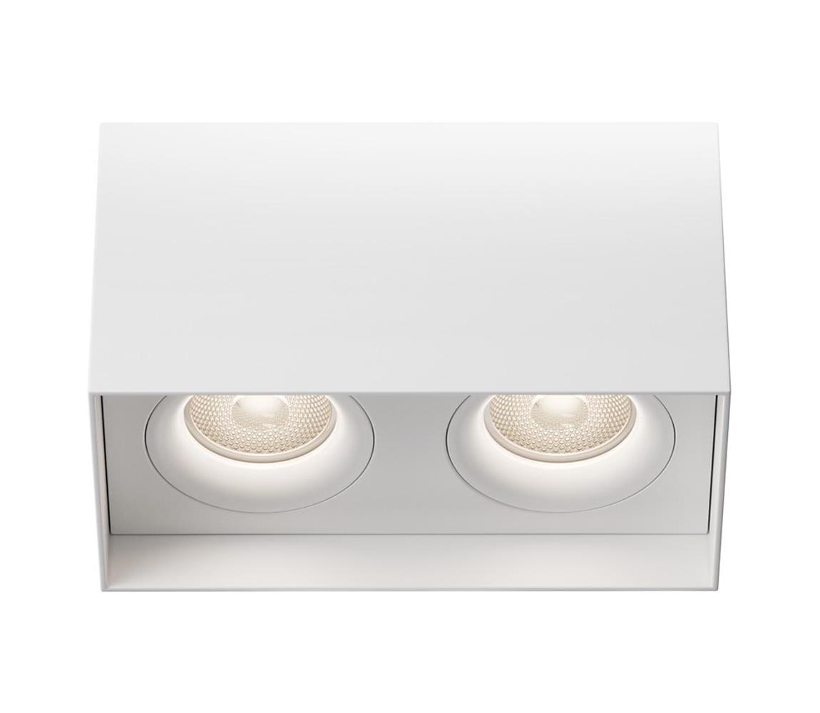 Maytoni C015CL-02W - Oświetlenie punktowe SLIM 2xGU10/50W/230V biała +