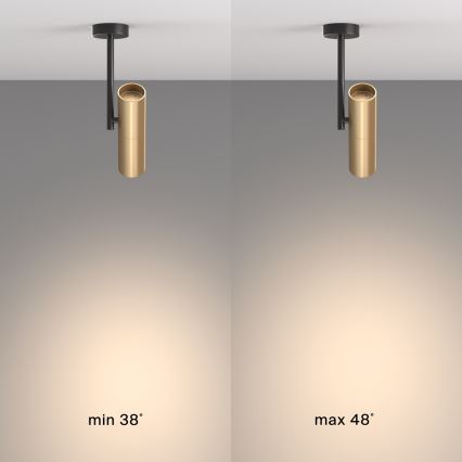 Maytoni C020CL-01GB - Oświetlenie punktowe ELTI 1xGU10/50W/230V złote