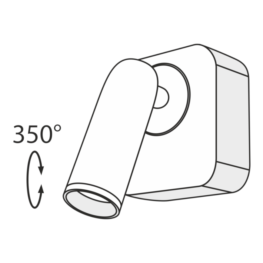 Maytoni C039WL-L3W3K - LED Kinkiet punktowy MIRAX LED/3W/230V czarny