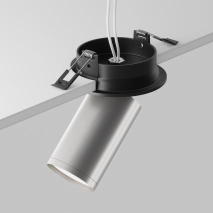 Maytoni C048CL-U-1BS - Oprawa wpuszczana punktowa FOCUS 1xGU10/10W/230V matowy chrom