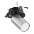 Maytoni C048CL-U-1BS - Oprawa wpuszczana punktowa FOCUS 1xGU10/10W/230V matowy chrom