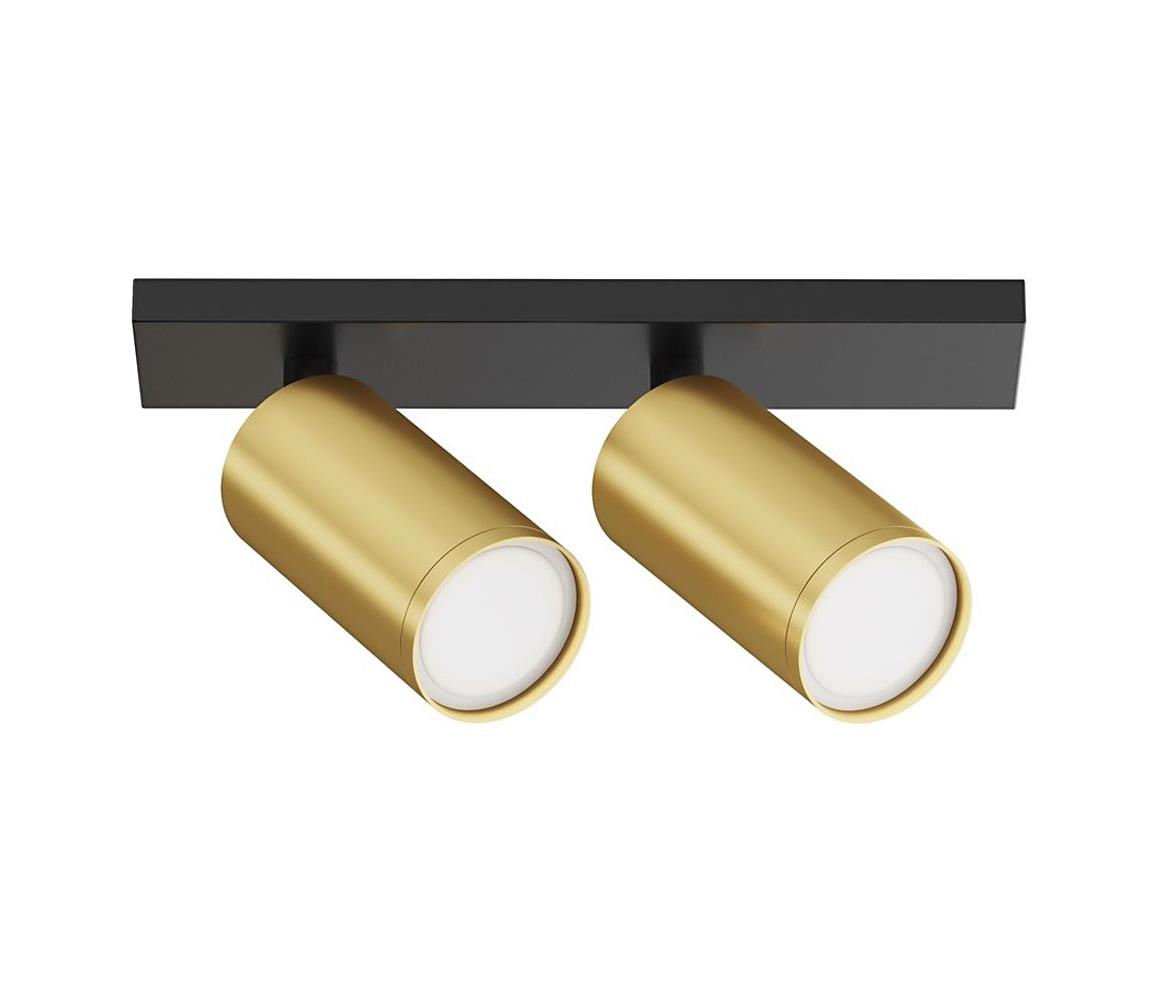 Maytoni C051CL-U-02BMG - Oświetlenie punktowe FOCUS 2xGU10/10W/230V złote/czarne