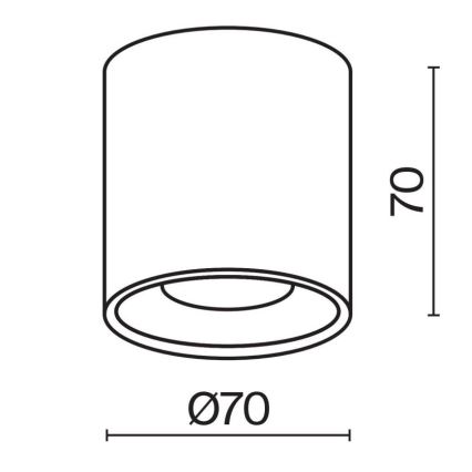 Maytoni C064CL-L12B4K - LED Oświetlenie punktowe ALFA LED/12W/230V CRI 90 czarny