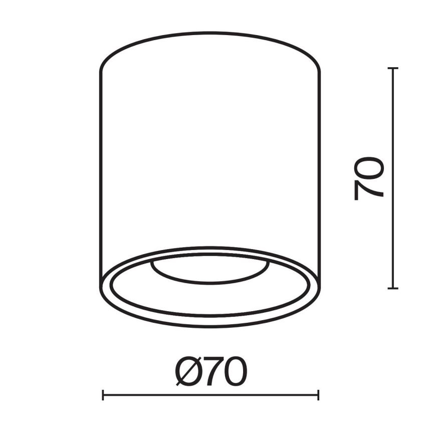 Maytoni C064CL-L12B4K - LED Oświetlenie punktowe ALFA LED/12W/230V CRI 90 czarny