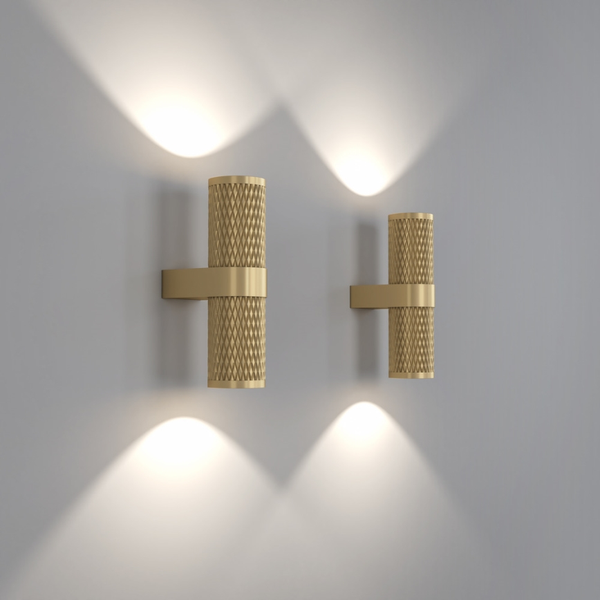Maytoni C069WL-02MG - Kinkiet punktowy FOCUS 2xGU10/7W/230V złoty