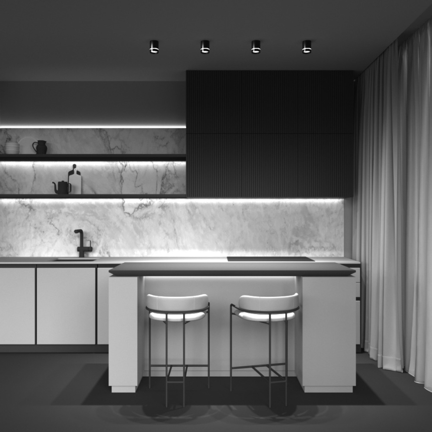 Maytoni C085CL-9W3K-B - LED Oświetlenie punktowe ORLO LED/9W/230V CRI 90 3000K czarny