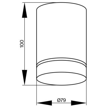 Maytoni C085CL-9W3K-B - LED Oświetlenie punktowe ORLO LED/9W/230V CRI 90 3000K czarny