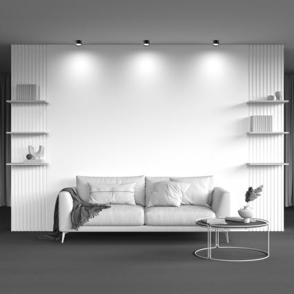 Maytoni C086CL-GX53-SRD-B - Oprawa punktowa HOOP 1xGX53/12W/230V czarna