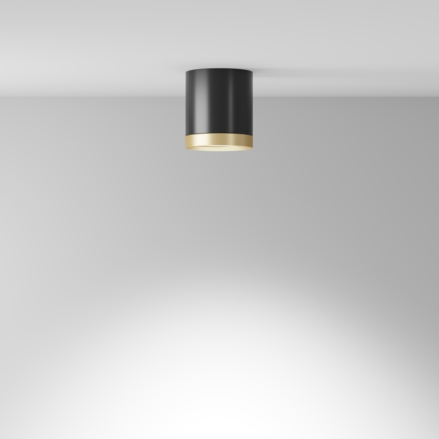 Maytoni C086CM-GX53-MRD-BG - Oświetlenie punktowe HOOP 1xGX53/15W/230V czarne/złote
