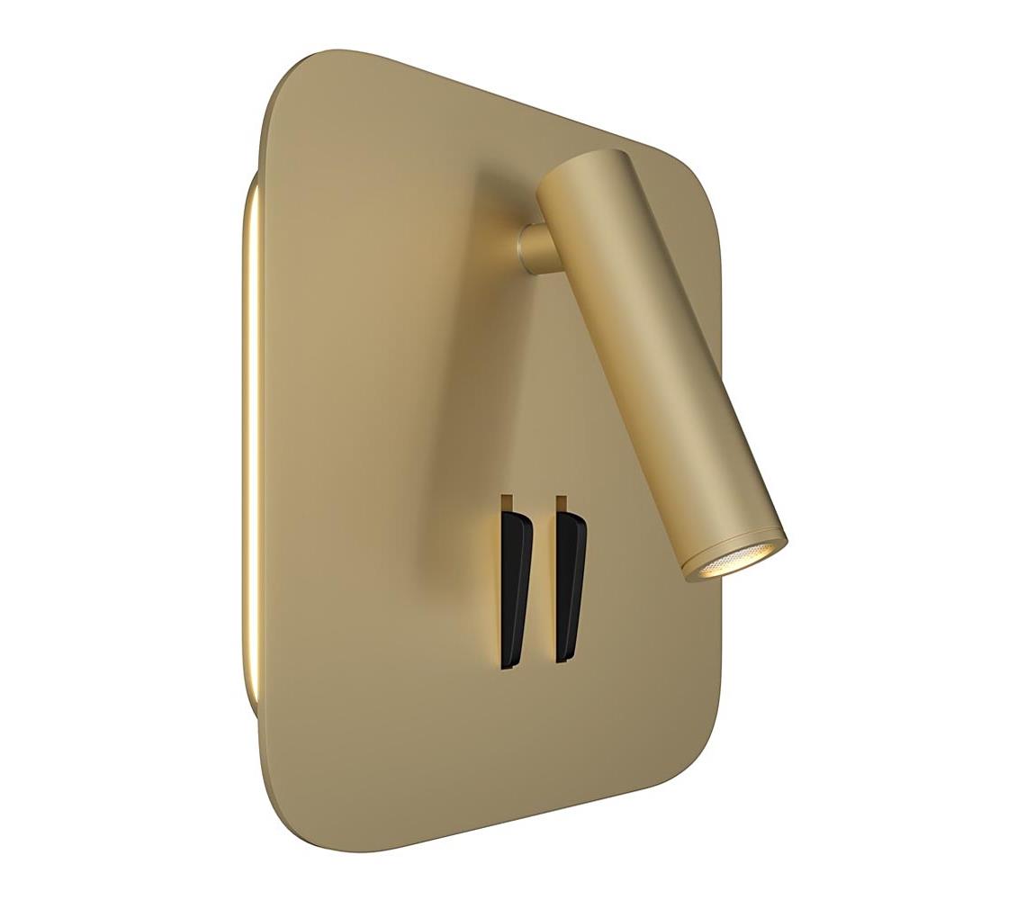 Maytoni C175-WL-01-6W-MG - LED Kinkiet punktowy IOS LED/9W/230V złoty