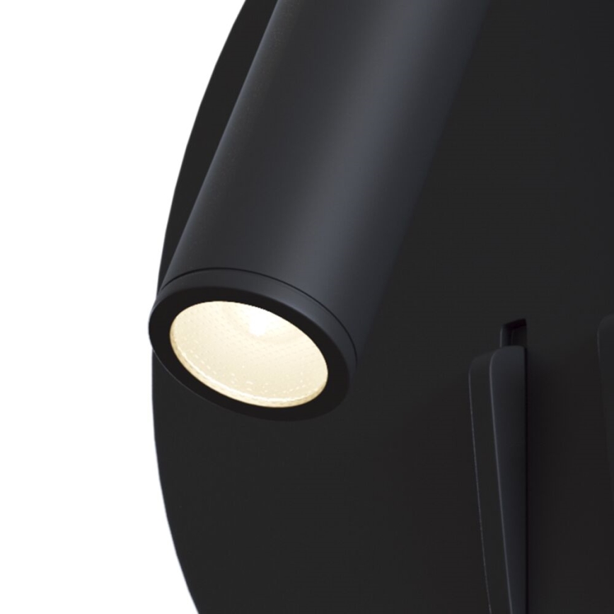 Maytoni C176-WL-01-6W-B - LED Kinkiet punktowy IOS LED/9W/230V czarny