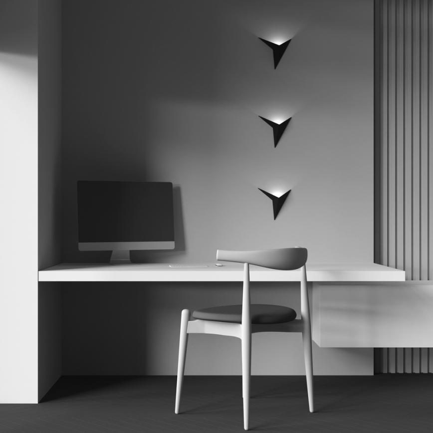 Maytoni C808WL-L3B - LED Kinkiet TRAME LED/3W/230V czarny