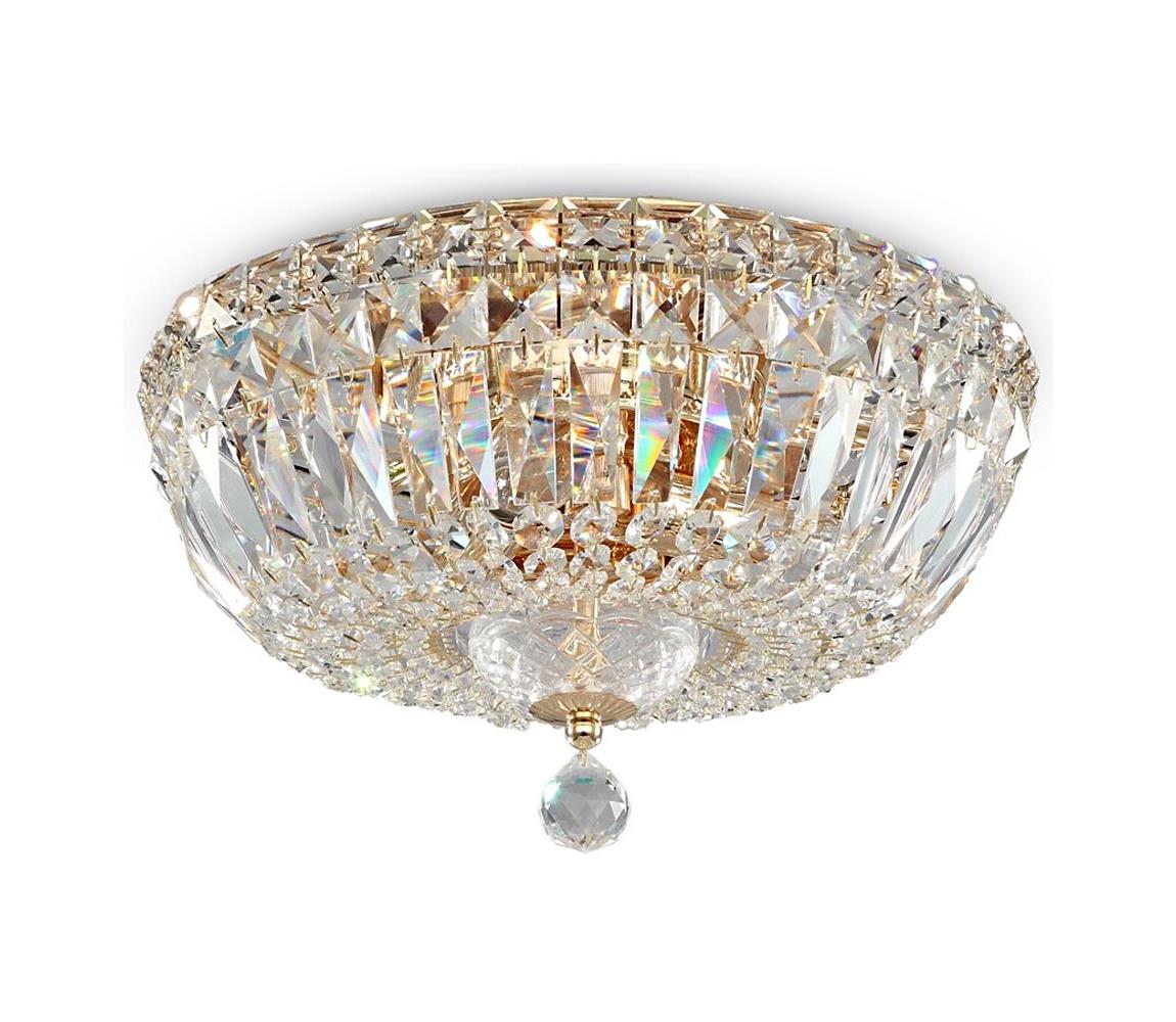 Maytoni DIA100-CL-03-G - Lampa sufitowa BASFOR 3xE14/60W/230V złota