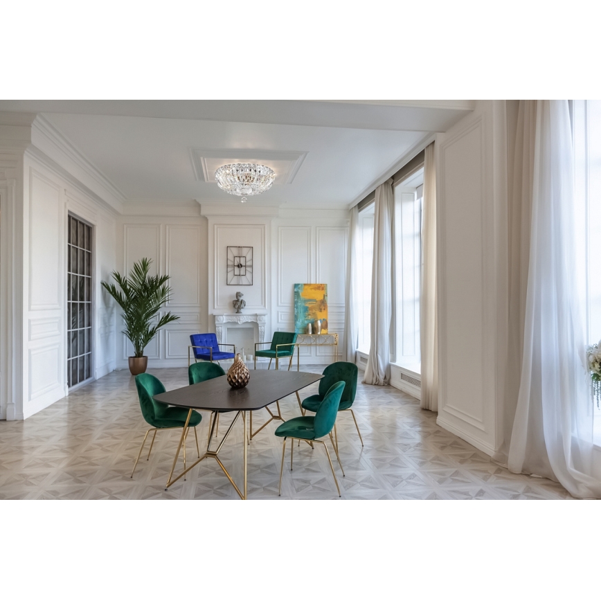 Maytoni DIA100-CL-03-N - Plafon BASFOR 3xE14/60W/230V matowy chrom
