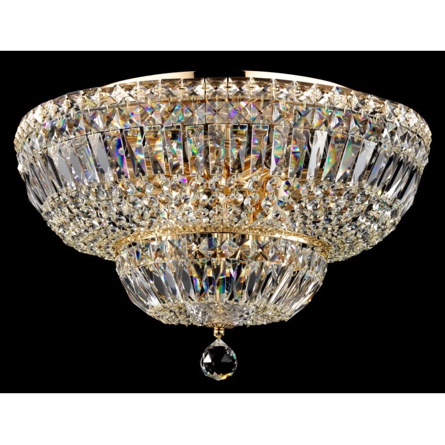 Maytoni DIA100-CL-12-G - Lampa sufitowa BASFOR 12xE14/60W/230V złoty