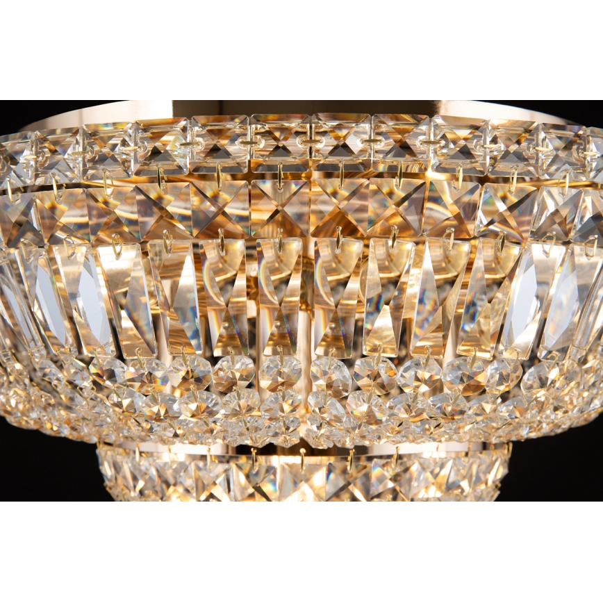Maytoni DIA100-CL-12-G - Lampa sufitowa BASFOR 12xE14/60W/230V złoty