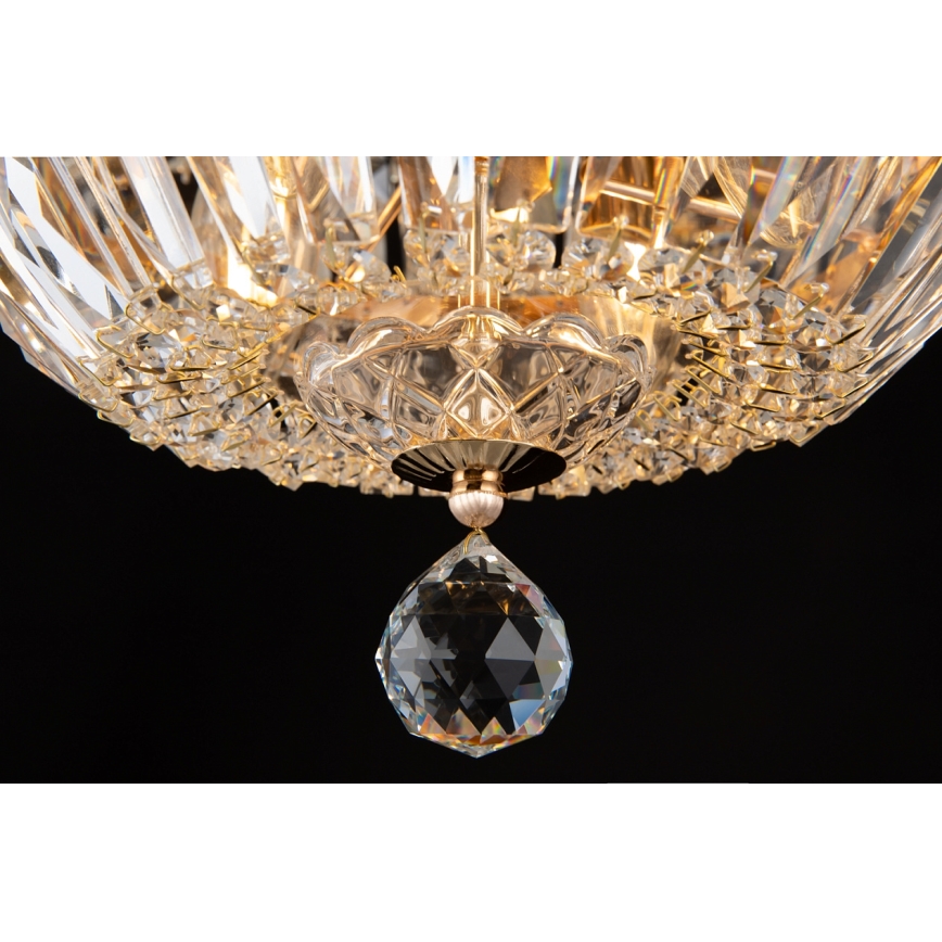 Maytoni DIA100-CL-12-G - Lampa sufitowa BASFOR 12xE14/60W/230V złoty