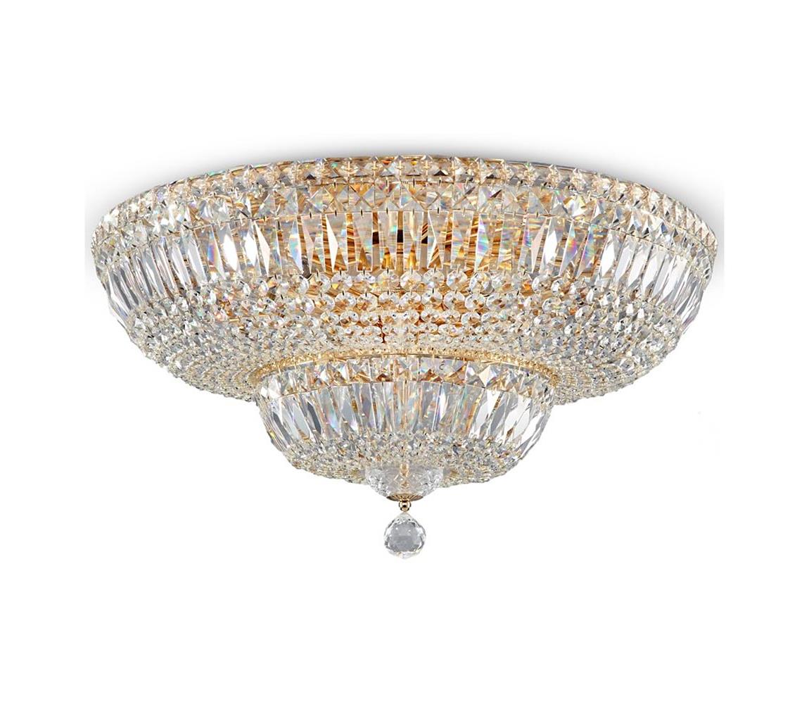 Maytoni DIA100-CL-16-G - Lampa sufitowa BASFOR 16xE14/60W/230V złoty