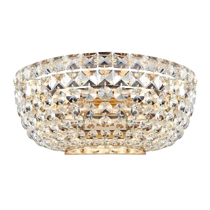 Maytoni DIA100-WL-02-G - Kinkiet BASFOR 2xE14/60W/230V złoty