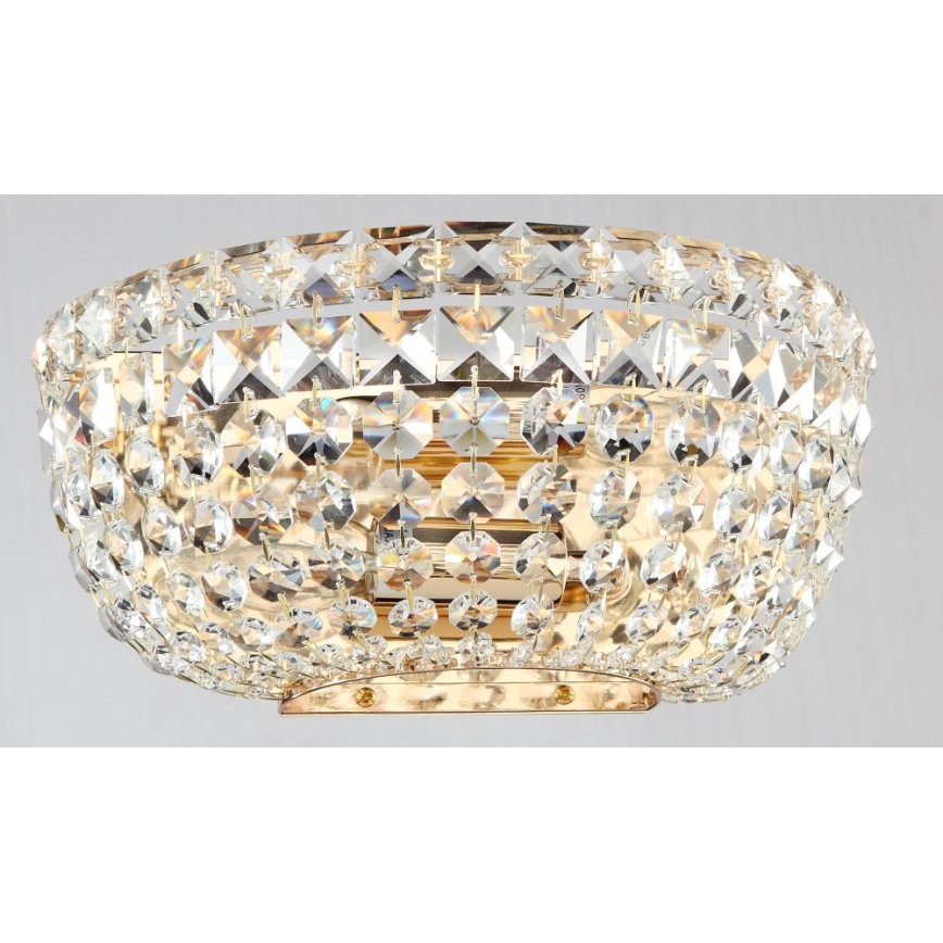 Maytoni DIA100-WL-02-G - Kinkiet BASFOR 2xE14/60W/230V złoty