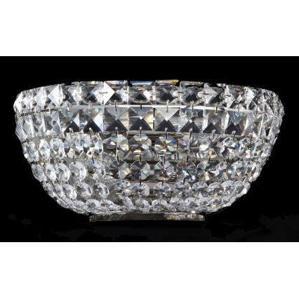 Maytoni DIA100-WL-02-N - Kinkiet BASFOR 2xE14/60W/230V matowy chrom