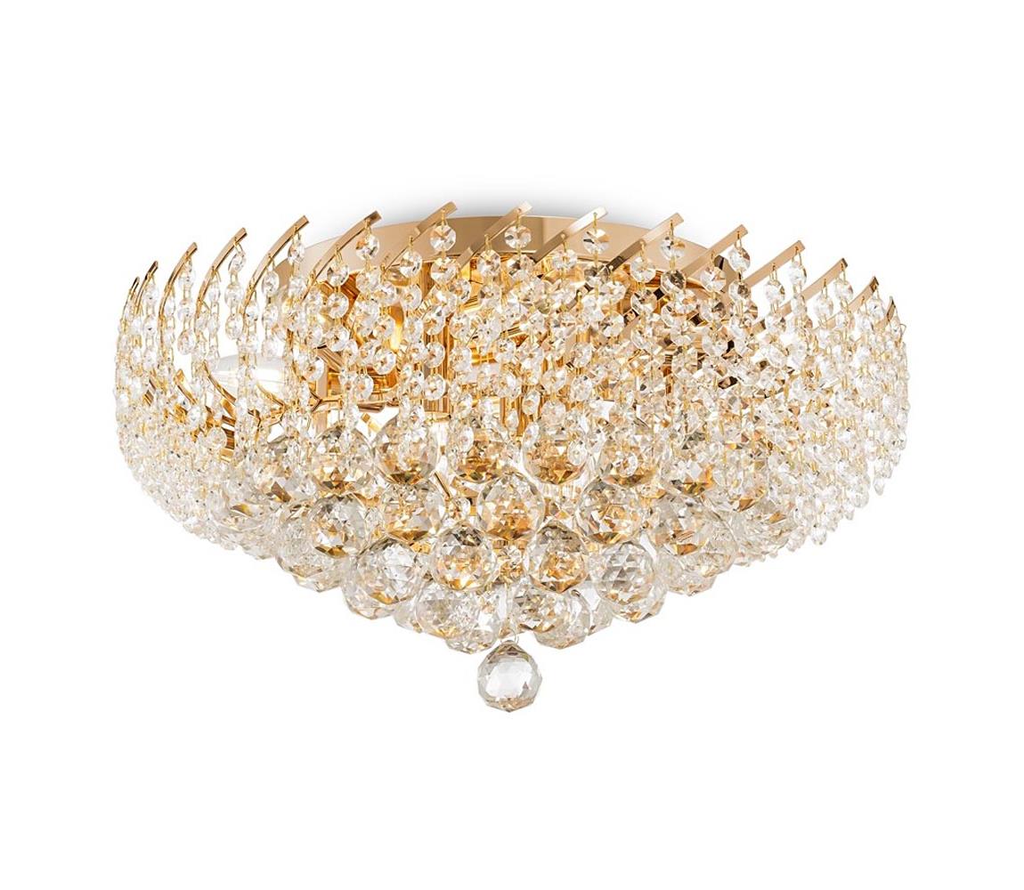 Maytoni DIA120-09-G - Lampa sufitowa KAROLINA 9xE14/40W/230V