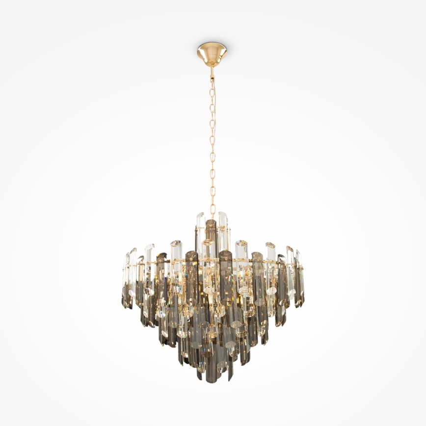 Maytoni DIA200PL-08G - Żyrandol na łańcuchu FLARE 8xE14/40W/230V