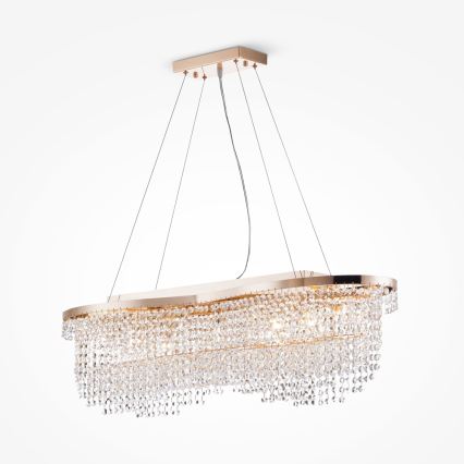 Maytoni DIA600-07-G - Żyrandol na lince TOILS 7xE14/60W/230V