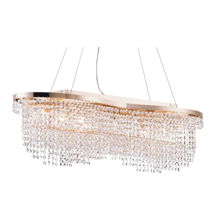 Maytoni DIA600-07-G - Żyrandol na lince TOILS 7xE14/60W/230V