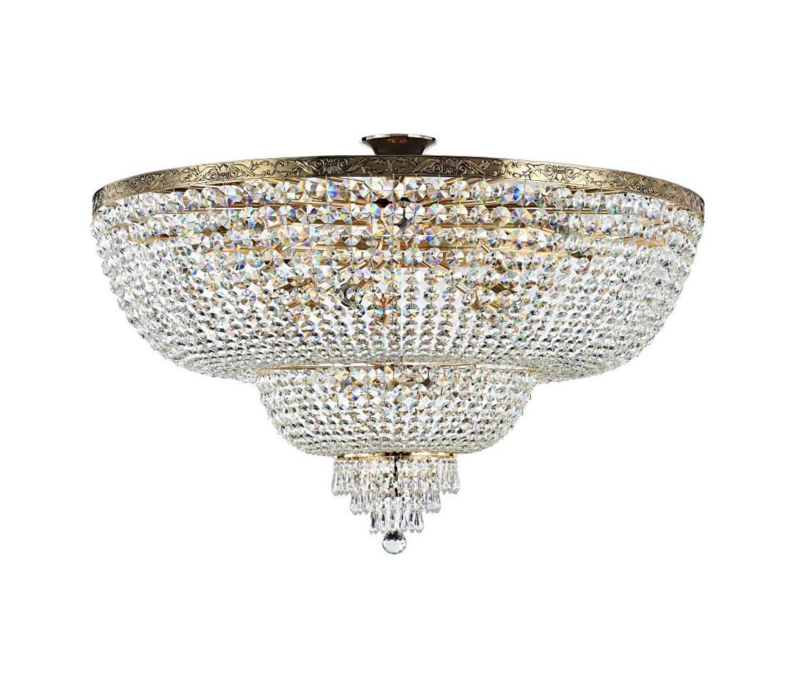 Maytoni DIA890-CL-18-G - Żyrandol natynkowy PALACE 18xE27/60W/230V
