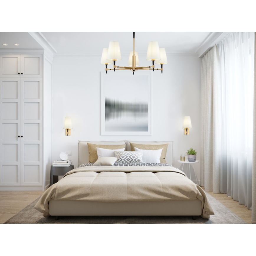 Maytoni H001CL-05BS - Żyrandol ZARAGOZA 5xE14/40W/230V