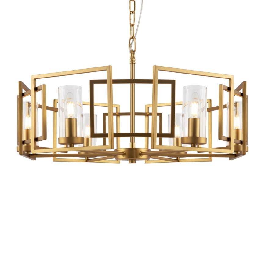 Maytoni H009PL-06G - Żyrandol na łańcuchu BOWI 6xE14/40W/230V