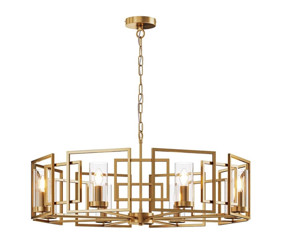 Maytoni H009PL-08G - Żyrandol na łańcuchu 8xE14/40W/230V