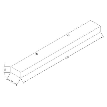 Maytoni MIR011WL-L9B4K - LED Kinkiet ORION LED/9W/230V czarny