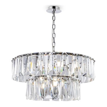 Maytoni MOD043PL-12CH - Żyrandol na łańcuchu PUNTES 12xE14/40W/230V chrom błyszczący