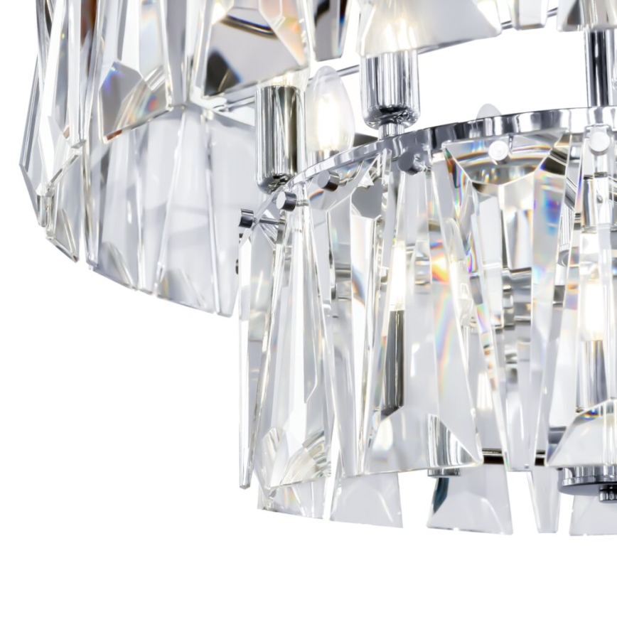 Maytoni MOD043PL-12CH - Żyrandol na łańcuchu PUNTES 12xE14/40W/230V chrom błyszczący