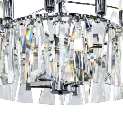 Maytoni MOD043PL-18CH - Żyrandol na łańcuchu PUNTES 18xE14/40W/230V chrom błyszczący