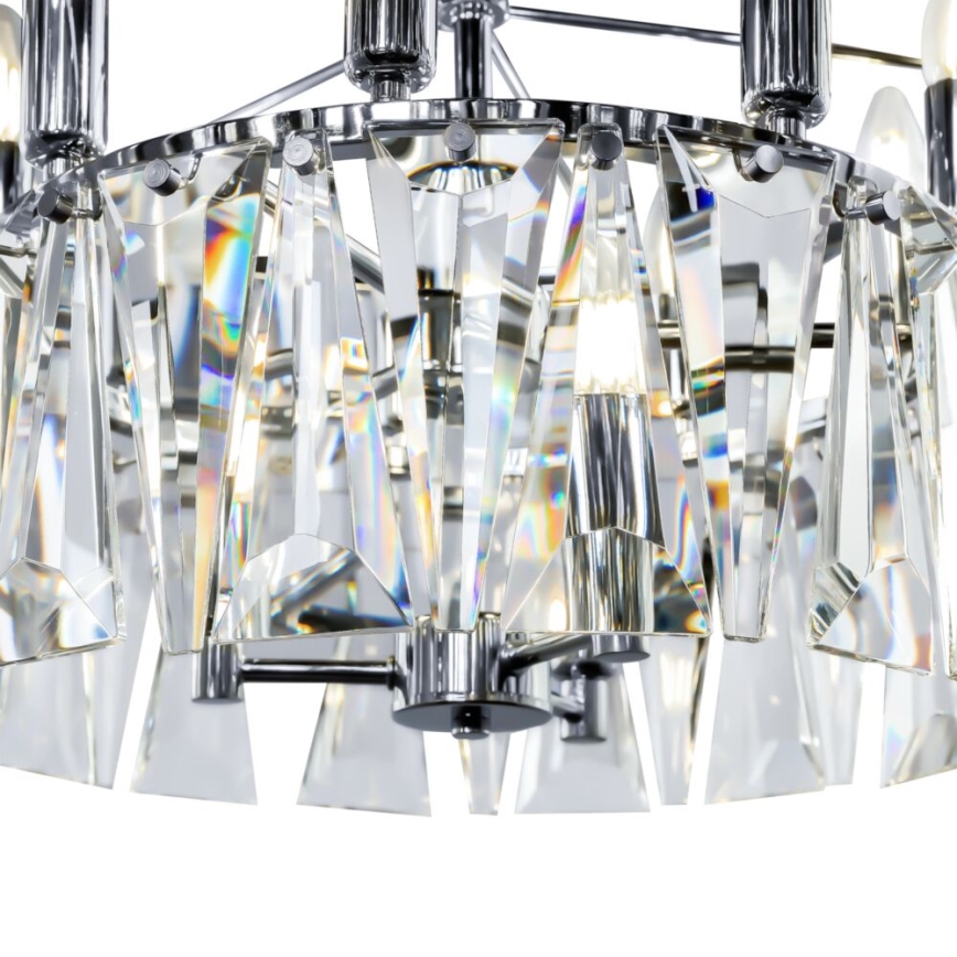 Maytoni MOD043PL-18CH - Żyrandol na łańcuchu PUNTES 18xE14/40W/230V chrom błyszczący