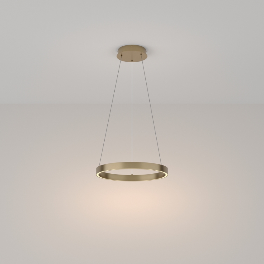 Maytoni MOD058PL-L22BS3K - LED Żyrandol na lince RIM LED/25W/230V 3000K śr. 40 cm złoty