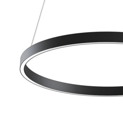 Maytoni MOD058PL-L32B3K - LED Żyrandol na lince RIM LED/37W/230V 3000K śr. 60 cm czarny