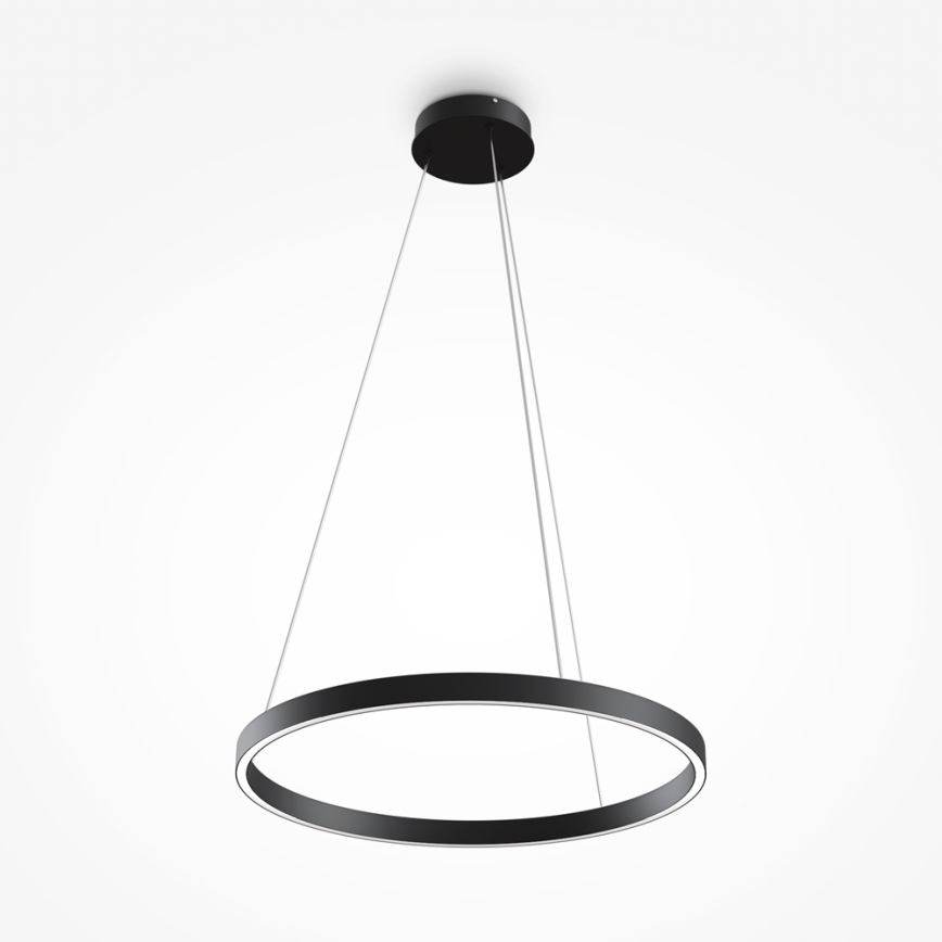 MOD058PL-L32B4K - LED Żyrandol na lince RIM LED/37W/230V 4000K śr. 60 cm czarny