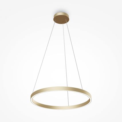 Maytoni MOD058PL-L32BS4K - LED Żyrandol na lince RIM LED/37W/230V 4000K śr. 60 cm złoty