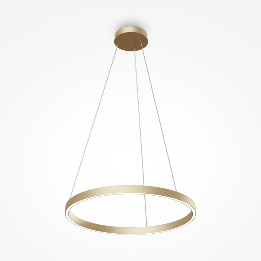 Maytoni MOD058PL-L32BS4K - LED Żyrandol na lince RIM LED/37W/230V 4000K śr. 60 cm złoty