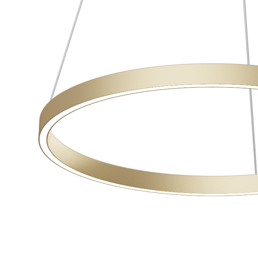 Maytoni MOD058PL-L32BS4K - LED Żyrandol na lince RIM LED/37W/230V 4000K śr. 60 cm złoty