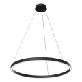 Maytoni MOD058PL-L42B3K - LED Żyrandol na lince RIM LED/51W/230V 3000K śr. 80 cm czarny