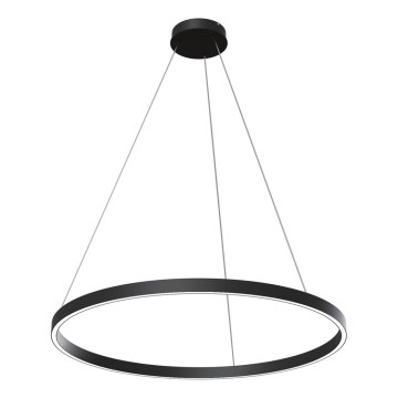 Maytoni MOD058PL-L42B3K - LED Żyrandol na lince RIM LED/51W/230V 3000K śr. 80 cm czarny