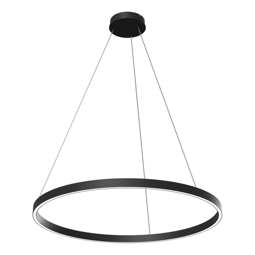 Maytoni MOD058PL-L42B3K - LED Żyrandol na lince RIM LED/51W/230V 3000K śr. 80 cm czarny